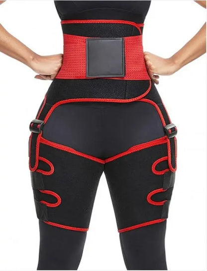 Sports Waist Belt Adjustable One-piece Girdle Leg Straps - bazona.com