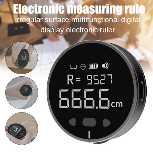 Distance Measuring Instrument Electronic Measuring Ruler Tape Measure High Definition Digital LCD High Precision Electronic Measuring Ruler Tool - bazona.com