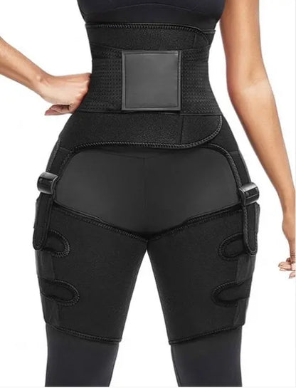 Sports Waist Belt Adjustable One-piece Girdle Leg Straps - bazona.com