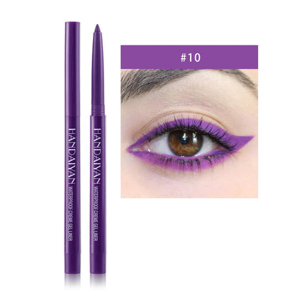 20 Color Cat Eye Makeup Waterproof Neon Colorful Liquid Eyeliner Pen Make Up Comestics Long-lasting Black Eye Liner Pencil BAZONA