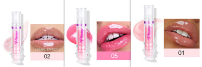 New Tube Lip Rich Lip Color Slightly Spicy Lip Honey Lip Glass Mirror Face Lip Mirror Liquid Lipstick BAZONA