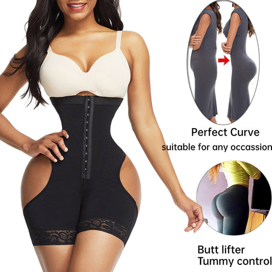 Women Shapewear High Waist Butt Lifter Tummy Control Underwear Workout Waist Trainer Corset BAZONA