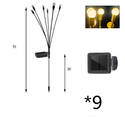 Simulation Firefly Solar Light Outdoor Garden Decoration Lawn Landscape Lamp Xmas Decor Solar LED Lights Outdoor Garden Lights - bazona.com
