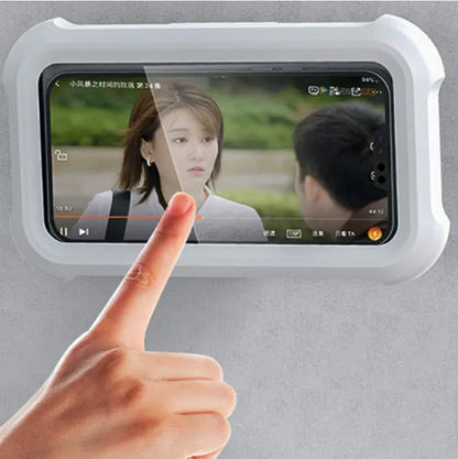 The Waterproof Box Of Bathroom Mobile Phone Rack Is Hung On The Wall - bazona.com