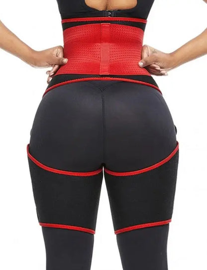 Sports Waist Belt Adjustable One-piece Girdle Leg Straps - bazona.com