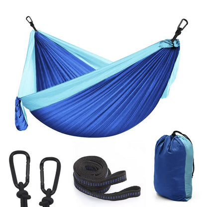 Camping Parachute Hammock Survival Garden Outdoor Furniture Leisure Sleeping Hamaca Travel Double Hammock - bazona.com