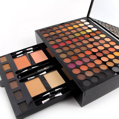 180 Colors Eyes Shadow Blush Set Personalized Piano-shaped Makeup Palette Box BAZONA