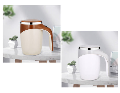Rechargeable Model Automatic Stirring Cup Coffee Cup High Value Electric Stirring Cup Lazy Milkshake Rotating Magnetic Water Cup BAZONA