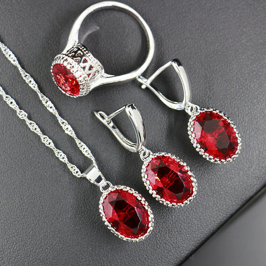 Bride Wedding Party Dinner Jewellery Set Hair Claw Diamond Jewellery BAZONA