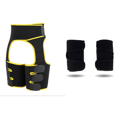 Sports Waist Belt Adjustable One-piece Girdle Leg Straps - bazona.com