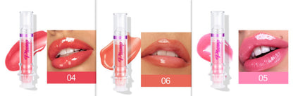 New Tube Lip Rich Lip Color Slightly Spicy Lip Honey Lip Glass Mirror Face Lip Mirror Liquid Lipstick BAZONA