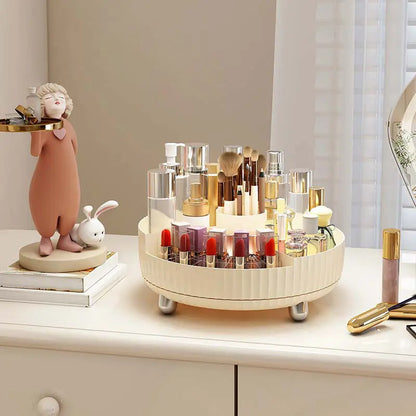 Plastic Cosmetics Rotating Storage Box - bazona.com