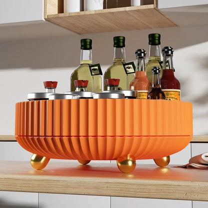 Plastic Cosmetics Rotating Storage Box - bazona.com