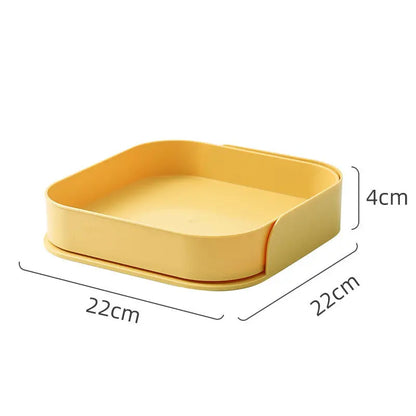 Multifunctional Rotating Shelving Condiment Rotating Storage Box - bazona.com