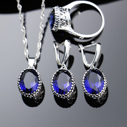 Bride Wedding Party Dinner Jewellery Set Hair Claw Diamond Jewellery BAZONA