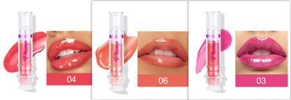 New Tube Lip Rich Lip Color Slightly Spicy Lip Honey Lip Glass Mirror Face Lip Mirror Liquid Lipstick BAZONA
