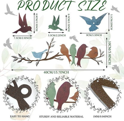 Bird Branch Wall Decoration Wall-mounted - bazona.com