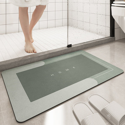 Cushion Bathroom Sliding Door Floor Foot Mat BAZONA