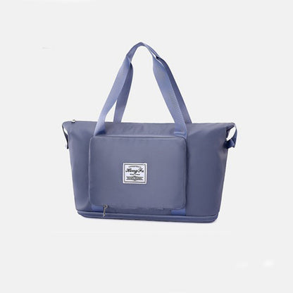 Foldable Storage Travel Bag Waterproof Large Capacity Gym Fitness Bag Weekender Overnight For Women BAZONA