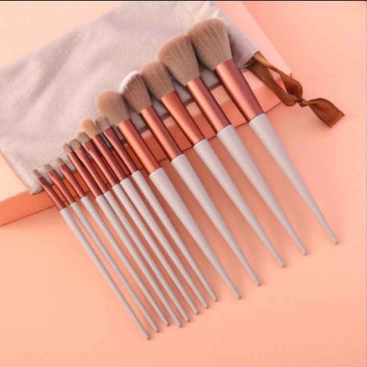 13Pcs Makeup Brush Set Make Up Concealer Brush Blush Powder Brush Eye Shadow Highlighter Foundation Brush Cosmetic Beauty Tools BAZONA