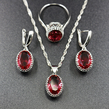 Bride Wedding Party Dinner Jewellery Set Hair Claw Diamond Jewellery BAZONA