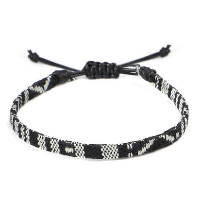 Hand Woven Rainbow Color Anklet Bohemian Style BAZONA