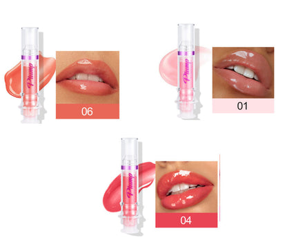 New Tube Lip Rich Lip Color Slightly Spicy Lip Honey Lip Glass Mirror Face Lip Mirror Liquid Lipstick BAZONA