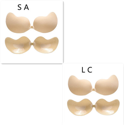 Invisible Push Up Bra Backless Strapless Bra Seamless Front Closure Bralette Underwear BAZONA