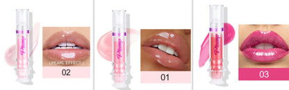 New Tube Lip Rich Lip Color Slightly Spicy Lip Honey Lip Glass Mirror Face Lip Mirror Liquid Lipstick BAZONA