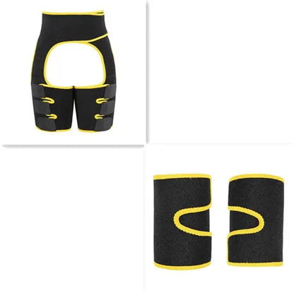 Sports Waist Belt Adjustable One-piece Girdle Leg Straps - bazona.com