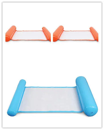 New Water Lounge Chair Inflatable Hammock Summer Inflatable Floating Row - bazona.com