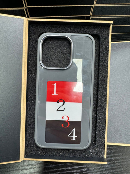 E-ink Screen Phone Case Unlimited Screen Projection Personalized Phone Cover Battery Free New Designer Luxury Phone Case BAZONA