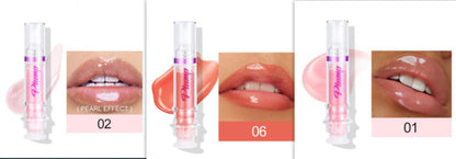 New Tube Lip Rich Lip Color Slightly Spicy Lip Honey Lip Glass Mirror Face Lip Mirror Liquid Lipstick BAZONA