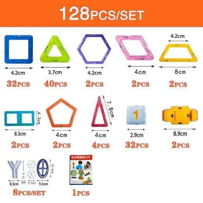 Magnetic Building Blocks DIY Magnets Toys For Kids Designer Construction Set Gifts For Children Toys - bazona.com
