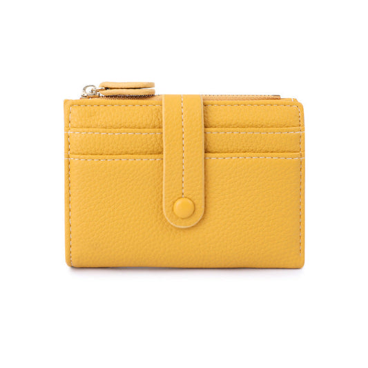 Women Short Wallets PU Leather Plaid Female Purses Solid Card Holder Wallet Fashion Woman Small Wallet With Coin Purse BAZONA