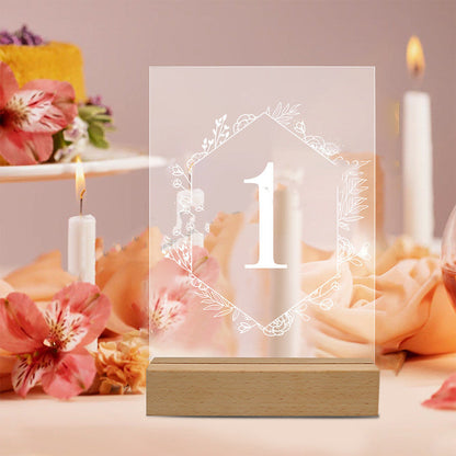 Valentines Day Gift Acrylic Music Light Board Small Night Light BAZONA