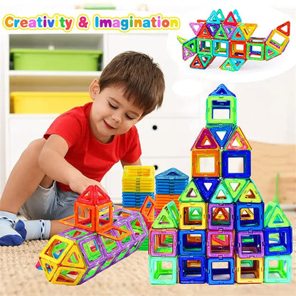 Magnetic Building Blocks DIY Magnets Toys For Kids Designer Construction Set Gifts For Children Toys - bazona.com