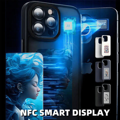 E-ink Screen Phone Case Unlimited Screen Projection Personalized Phone Cover Battery Free New Designer Luxury Phone Case BAZONA