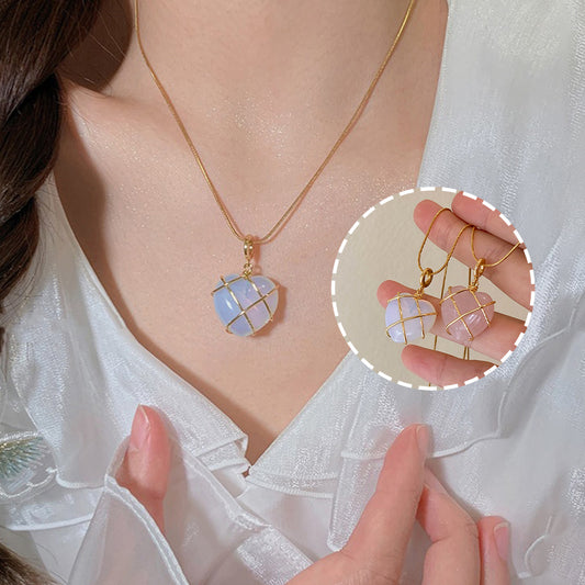 Fashion Moonstone Necklace For Cartoon Princess Love Girl Necklace Novelty Jewelry - bazona.com
