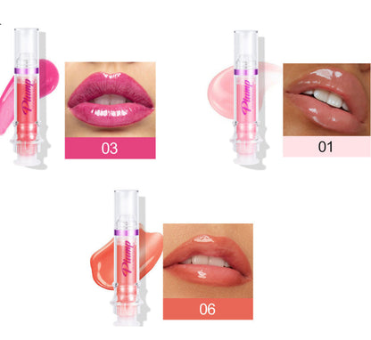 New Tube Lip Rich Lip Color Slightly Spicy Lip Honey Lip Glass Mirror Face Lip Mirror Liquid Lipstick BAZONA