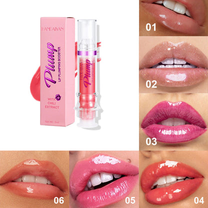 New Tube Lip Rich Lip Color Slightly Spicy Lip Honey Lip Glass Mirror Face Lip Mirror Liquid Lipstick BAZONA