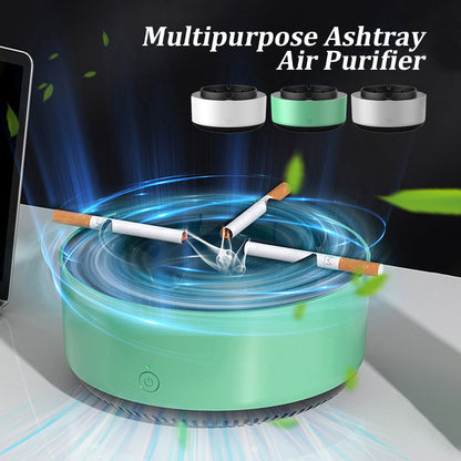 Smoke Removal Air Purification Ashtray Anion Purification Practical Automatic Purifier Ashtray Portable Gadgets For Car Ashtray BAZONA
