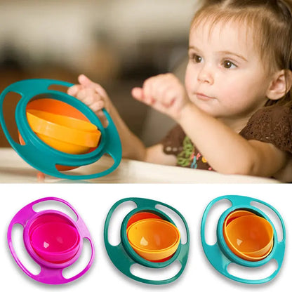 360 Rotate Universal Spill-proof Bowl Dishes - bazona.com